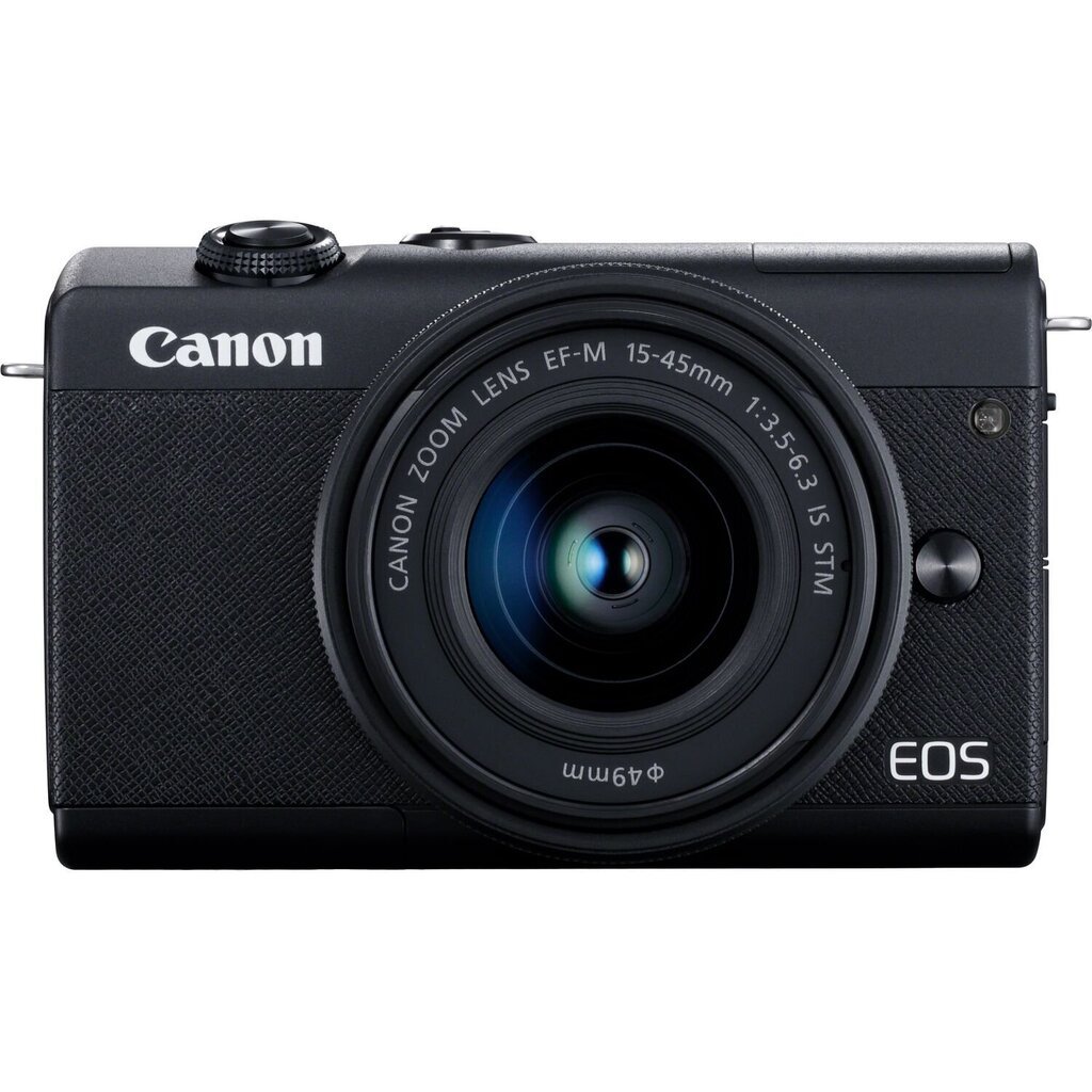 Canon EOS M200 + EF-M 15-45mm IS STM, melns cena un informācija | Digitālās fotokameras | 220.lv