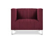 Krēsls Kooko Home Tutti, sarkanas/sudrabainas krāsas cena un informācija | Atpūtas krēsli | 220.lv