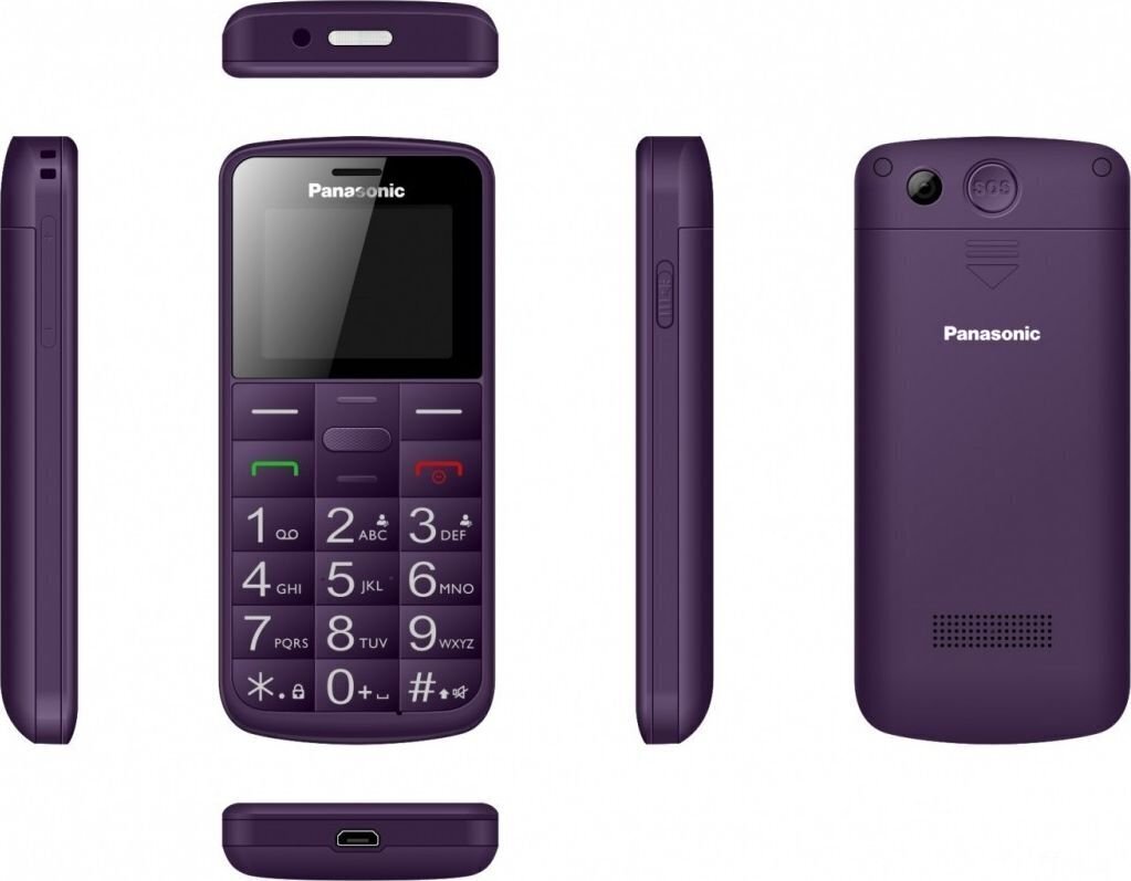 Panasonic KX-TU110EX Purple cena un informācija | Mobilie telefoni | 220.lv