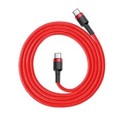 Baseus кабель 1 м USB-C, Красный цена и информация | Кабели для телефонов | 220.lv