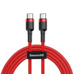 Baseus кабель 1 м USB-C, Красный цена и информация | Кабели для телефонов | 220.lv