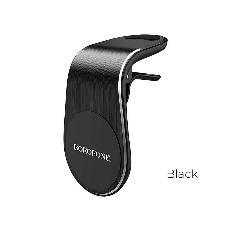Universal car phone holder Borofone BH10, for using on ventilation grille, magnetic fixing, black cena un informācija | Auto turētāji | 220.lv