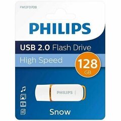 USB flash Philips 128GB 2.0 Drive Snow Edition cena un informācija | Philips Ārējie datu nesēji | 220.lv
