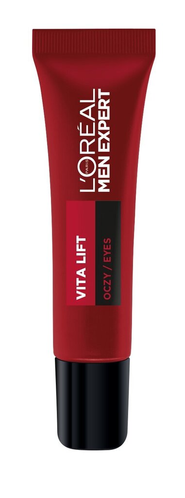 Novecošanās pazīmju mazināšanai Acu krēms vīriešiem L'Oreal Men Expert Vitalift, 15 ml цена и информация | Acu krēmi, serumi | 220.lv