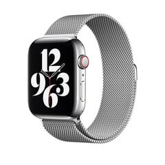 Apple Milanese Loop Silver цена и информация | Аксессуары для смарт-часов и браслетов | 220.lv