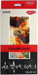 Набор масляных красок CU410 DACO, 10 цв., 22 мл цена и информация | Принадлежности для рисования, лепки | 220.lv