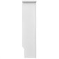 Balts MDF režģis radiatoru slēpšanai ar plauktu, 112 cm cena un informācija | Kamīnu un krāšņu aksesuāri | 220.lv