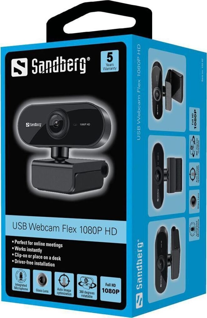 Sandberg 133-97 цена и информация | Datoru (WEB) kameras | 220.lv