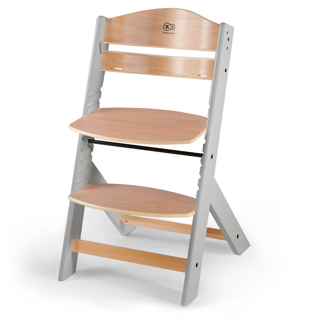 Barošanas krēsls Kinderkraft Enock, pelēks cena un informācija | Barošanas krēsli | 220.lv