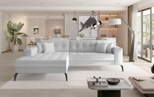 Stūra dīvāns NORE Solange 27, balts cena un informācija | Stūra dīvāni | 220.lv