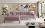 Stūra dīvāns NORE Solange 33, rozā