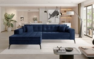 Stūra dīvāns NORE Solange 40, zils cena un informācija | Stūra dīvāni | 220.lv