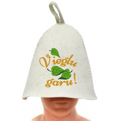 Банная шапка с надписью «VIEGLU GARU!» цена и информация | Аксессуары для сауны и бани | 220.lv