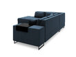 Stūra dīvāns Cosmopolitan Design Madison, zils cena un informācija | Stūra dīvāni | 220.lv