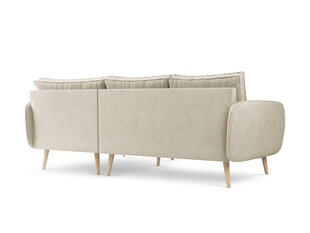 Stūra dīvāns Kooko Home Lento, smilškrāsas cena un informācija | Stūra dīvāni | 220.lv