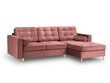 Stūra dīvāns Interieurs 86 Palais, rozā/zelta krāsas cena un informācija | Stūra dīvāni | 220.lv