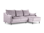 Universāls stūra dīvāns Mazzini Sofas Lilas, rozā