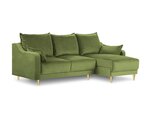 Universāls stūra dīvāns Mazzini Sofas Pansy, gaiši zaļš