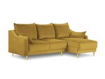 Universāls stūra dīvāns Mazzini Sofas Pansy, dzeltens