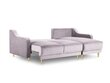 Universāls stūra dīvāns Mazzini Sofas Pansy, rozā cena un informācija | Stūra dīvāni | 220.lv