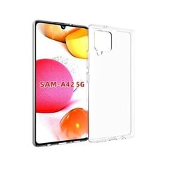 Fusion Ultra Back Case 1 mm Izturīgs Silikona Aizsargapvalks Priekš Samsung Galaxy A42 5G Caurspīdīgs cena un informācija | Telefonu vāciņi, maciņi | 220.lv