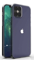 Чехол Fusion Ultra для Apple iPhone 12 Pro Max, прозрачный, 1мм цена и информация | Чехлы для телефонов | 220.lv