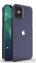 Fusion Ultra Back Case 1 mm Izturīgs Silikona Aizsargapvalks Apple iPhone 12 / 12 Pro Caurspīdīgs cena un informācija | Telefonu vāciņi, maciņi | 220.lv