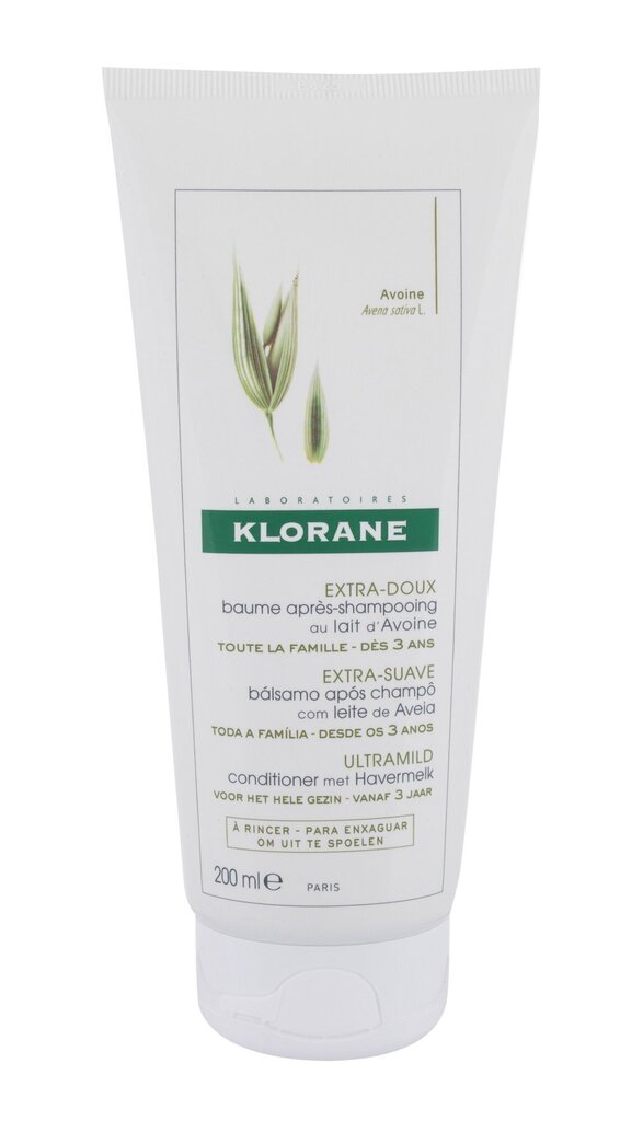 Matu kondicionieris Klorane Ultra-Gentle, 200 ml цена и информация | Matu kondicionieri, balzāmi | 220.lv