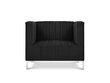 Krēsls Kooko Home Tutti, melnas/sudrabainas krāsas cena un informācija | Atpūtas krēsli | 220.lv