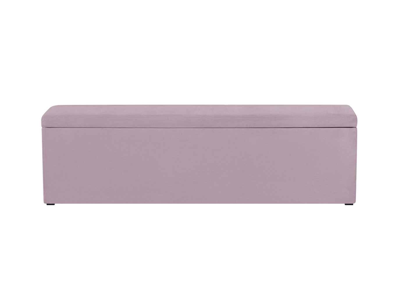 Pufs ar uzglabāšanas nodalījumu Milo Casa Lara 160, gaiši violets cena un informācija | Sēžammaisi, pufi | 220.lv