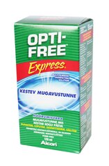 Kontaktlēcu kopšanas šķidrums Alcon Opti-Free Express, 120 ml cena un informācija | Alcon Medicīniskās preces | 220.lv