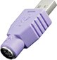 PS/2 uz USB adapteris 68918-GB (Atjaunots A+) cena un informācija | Adapteri un USB centrmezgli | 220.lv