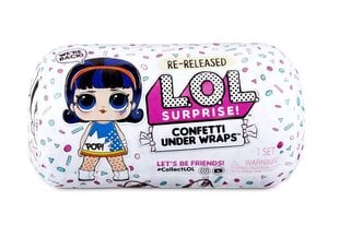 Lellīte L.O.L. Surprise! Confetti Under Wraps ar piederumiem cena un informācija | Rotaļlietas meitenēm | 220.lv