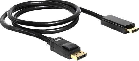 Delock 82586, DP/HDMI, 1 m cena un informācija | Kabeļi un vadi | 220.lv