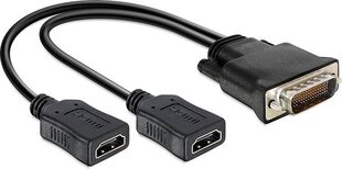 Delock 65280, DMS-59/HDMI, 20 cm cena un informācija | Kabeļi un vadi | 220.lv