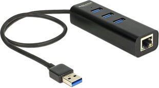 Delock 62653 цена и информация | Адаптеры и USB разветвители | 220.lv