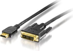 Equip 119323, HDMI/DVI-D, 3 m cena un informācija | Kabeļi un vadi | 220.lv
