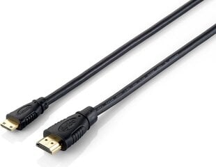 Equip 119306, HDMI/Mini HDMI, 1 м цена и информация | Кабели и провода | 220.lv