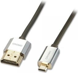 KABELIS HDMI-MICRO HDMI 1M/41681 LINDY цена и информация | Кабели и провода | 220.lv