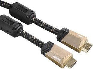 HDMI-кабель Hama Premium / 0,75 м цена и информация | Кабели и провода | 220.lv
