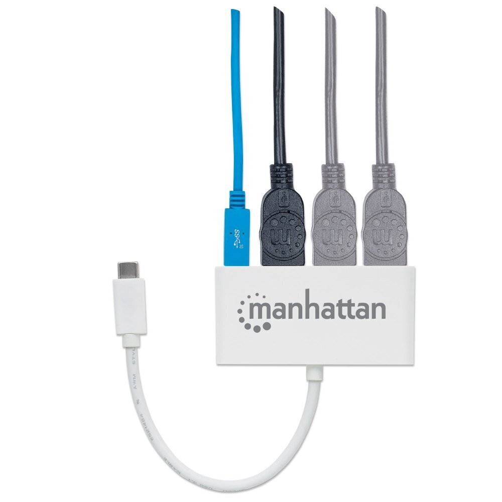 Manhattan 163552 цена и информация | Adapteri un USB centrmezgli | 220.lv