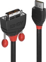 Lindy 36271, HDMI/DVI, 1 m цена и информация | Кабели и провода | 220.lv