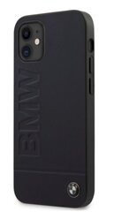 Чехол Hot Stamp BMW BMHCP12SSLLNA для Apple iPhone 12 Mini, черный цена и информация | Чехлы для телефонов | 220.lv