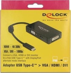 Delock 63925 цена и информация | Адаптеры и USB разветвители | 220.lv