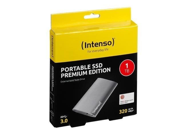 Intenso SSD Portable SSD Premium Edition 1TB (3823460) cena un informācija | Ārējie cietie diski | 220.lv