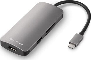 USB Centrmezgls Sharkoon 4044951026715 cena un informācija | Adapteri un USB centrmezgli | 220.lv