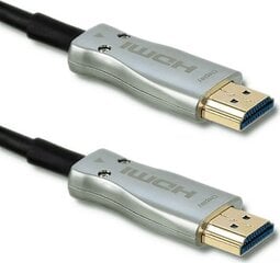 Qoltec 50473 HDMI v2.0 A male | A male | AOC | 10m cena un informācija | Qoltec TV un Sadzīves tehnika | 220.lv