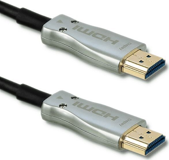 Qoltec 50473 HDMI v2.0 A male | A male | AOC | 10m cena un informācija | Kabeļi un vadi | 220.lv