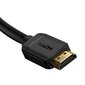 Baseus HDMI 2.0 cable 4K 60 Hz 3D HDR 18 Gbps 1 m black (CAKGQ-A01) cena un informācija | Kabeļi un vadi | 220.lv