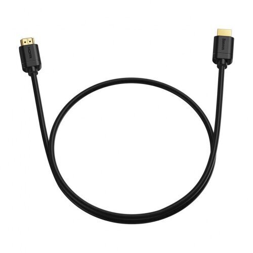 Baseus HDMI 2.0 cable 4K 60 Hz 3D HDR 18 Gbps 1 m black (CAKGQ-A01) cena un informācija | Kabeļi un vadi | 220.lv